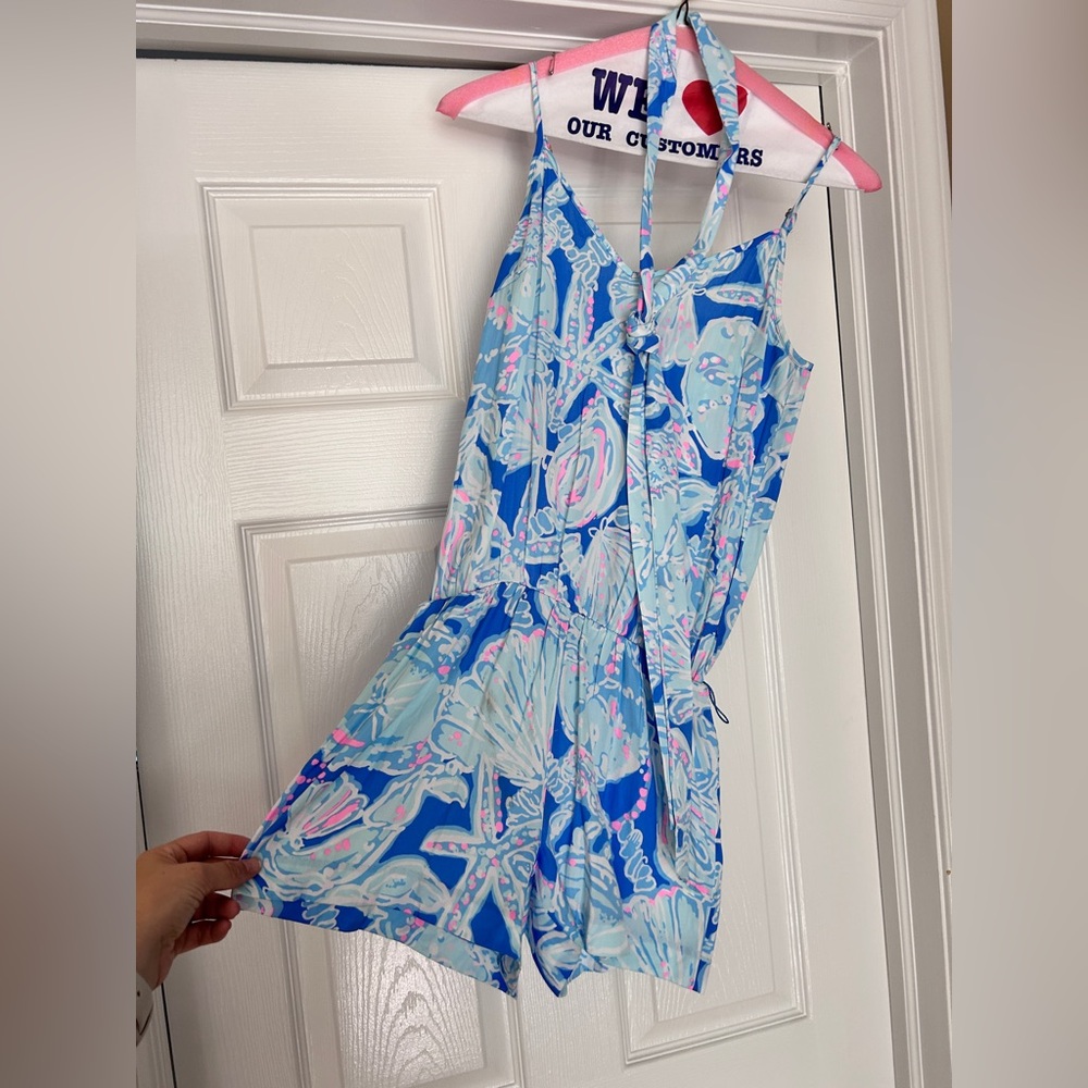 Lilly Pulitzer Into the Deep Deanna Romper